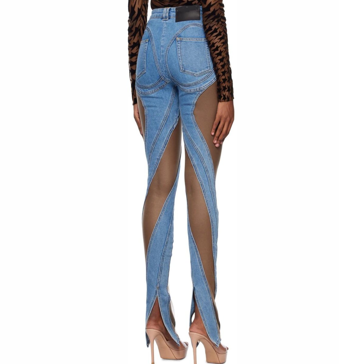 SWEETHEART MESH JEANS